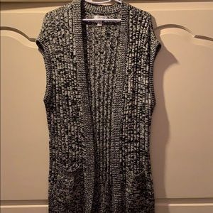 Knit long cardigan